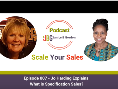 Podcast. What is specification sales and recent trends in the industry?